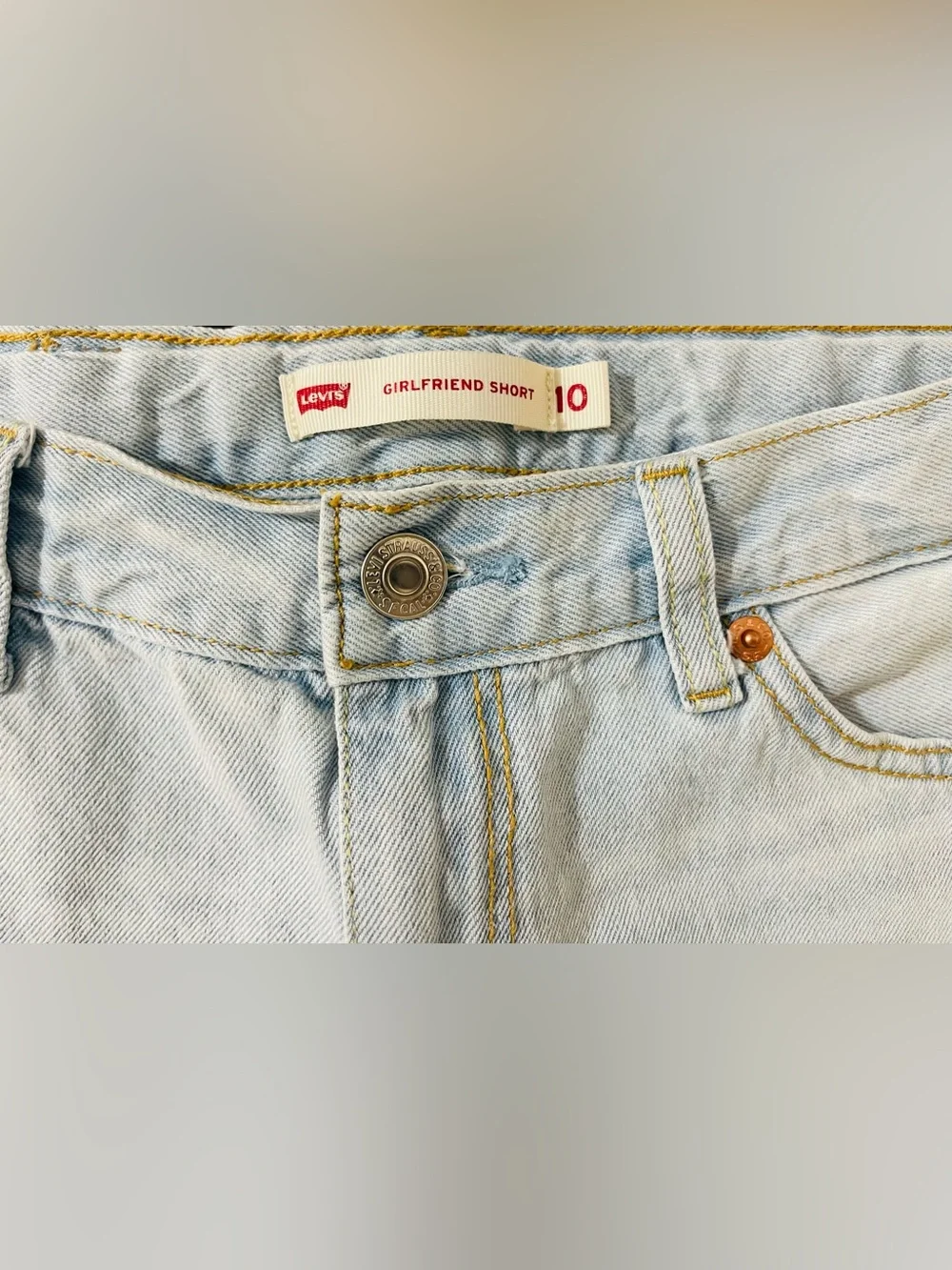 Levi's Blue Denim Cutoff Shorts